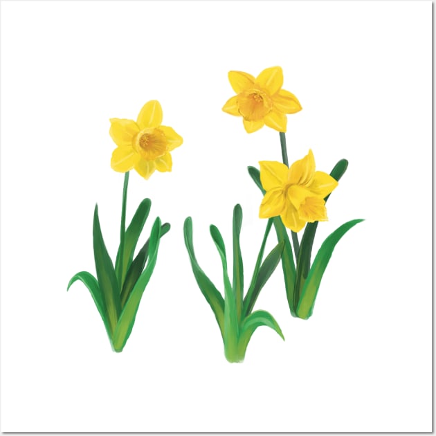 Daffodils Wall Art by Designs by Twilight